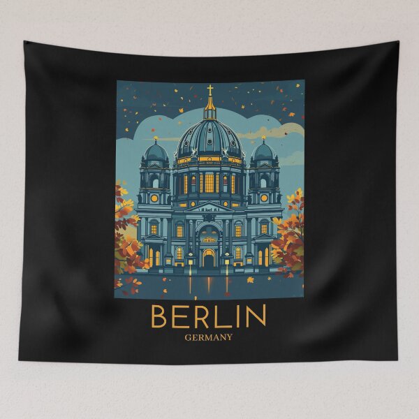 Item preview, A Pop Art Travel Print of Berlin - Germany  designed and sold by StudioRedKoala.