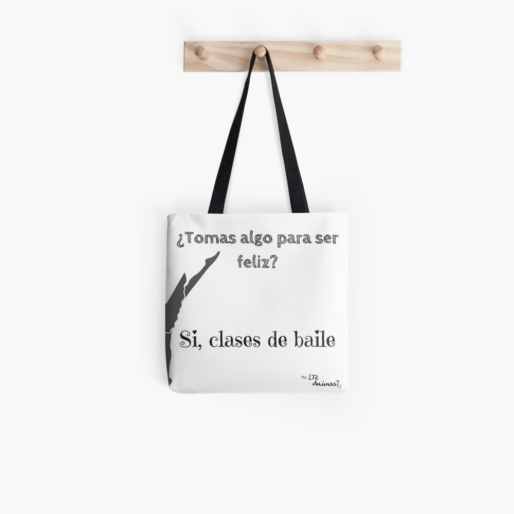 Para ser felíz tomo...clases de baile Bolsa de tela