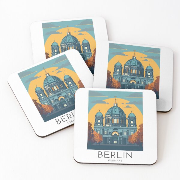 Item preview, A Pop Art Travel Print of Berlin - Germany  designed and sold by StudioRedKoala.