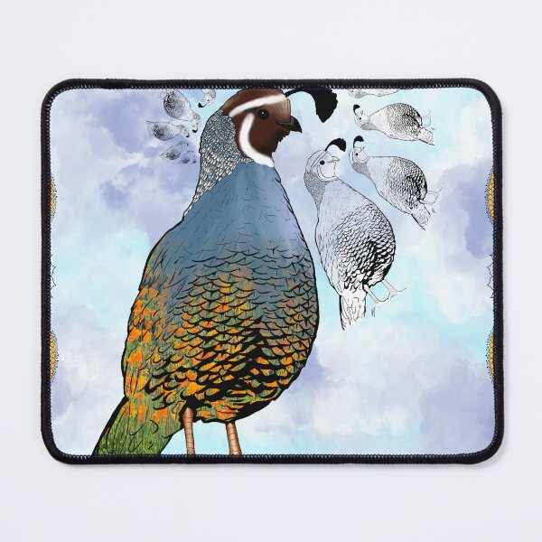 Item preview, Quail’s Head in the Clouds designed and sold by Megan Noel Opava.