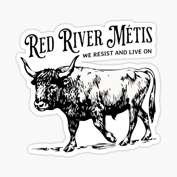 Item preview, Red River Metis Buffalo - We Resist and Live On designed and sold by marsdesignshop.