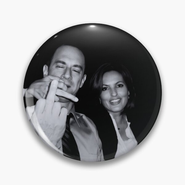 Item preview, Elliot Stabler And Olivia Benson Actors and musicians giving the middle finger meme designed and sold by ARTX4ART.
