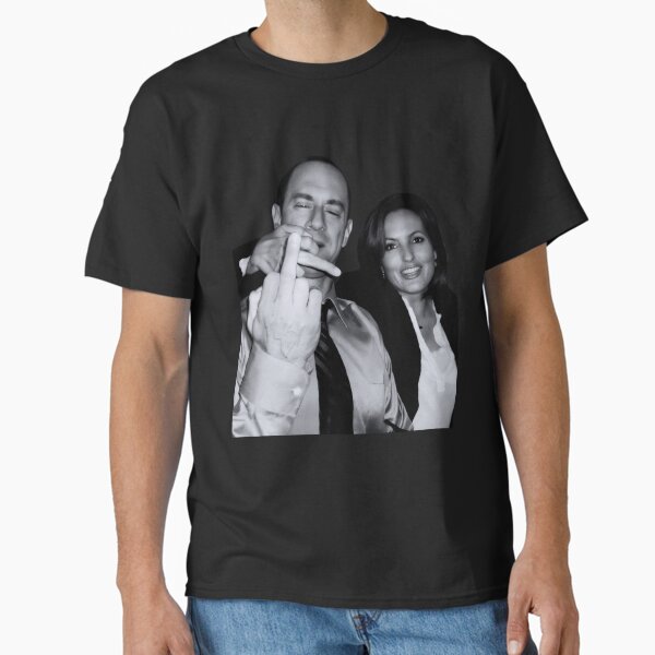 Item preview, Elliot Stabler And Olivia Benson Actors and musicians giving the middle finger meme designed and sold by ARTX4ART.