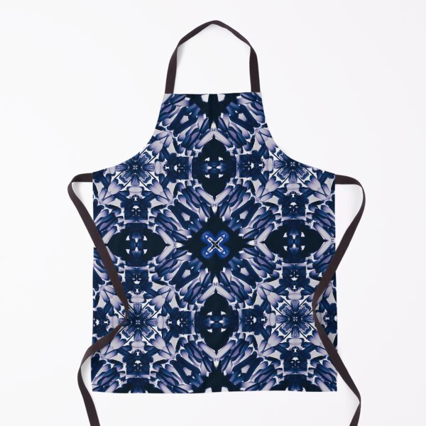 Item preview, Navy Blue Symmetrical Seamless Pattern designed and sold by Fantacaroo Designs.