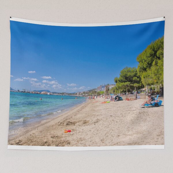 Item preview, Sandy Beach and Pine Walk, Puerto de Pollensa designed and sold by Violaman.