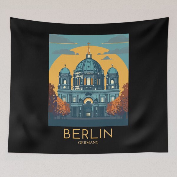 Item preview, A Pop Art Travel Print of Berlin - Germany  designed and sold by StudioRedKoala.