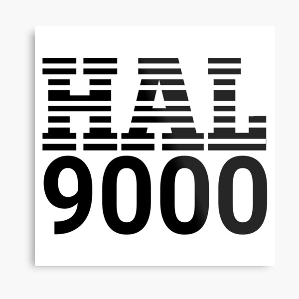 font used for hal 9000 computer badge