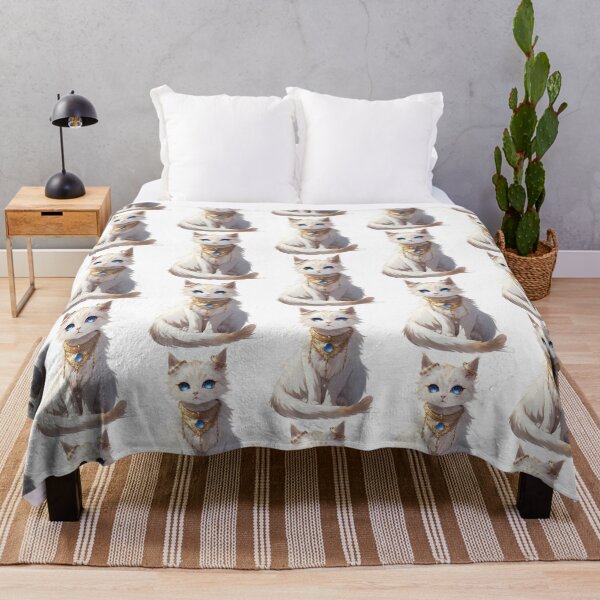 Item preview, White cute kitten  designed and sold by m-litomirskaya.