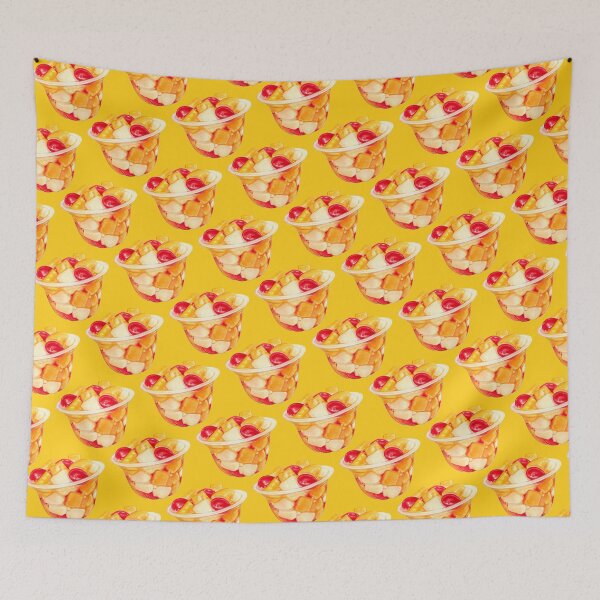 Item preview, Fruit Cup Pattern - Yellow designed and sold by Kelly  Gilleran.