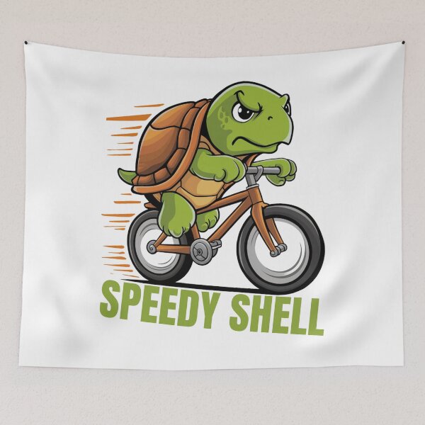 Item preview, Speedy Shell - Bicycle Turtle designed and sold by vk09.