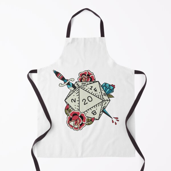 Item preview, D20 Dice Tattoo designed and sold by sunburstrpg.