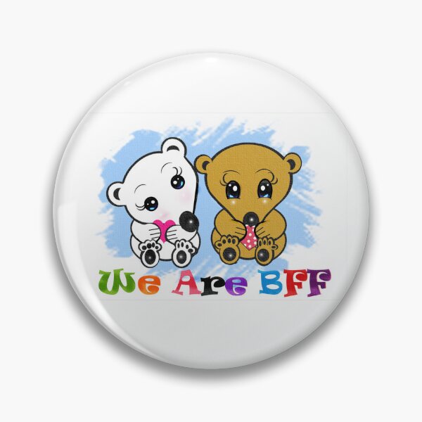 Item preview, We are best friends forever ( BBF ) - Polar beaar and brown bear  designed and sold by Shirley cute art .
