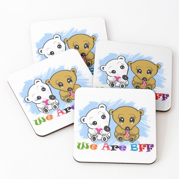 Item preview, We are best friends forever ( BBF ) - Polar beaar and brown bear  designed and sold by Shirley cute art .