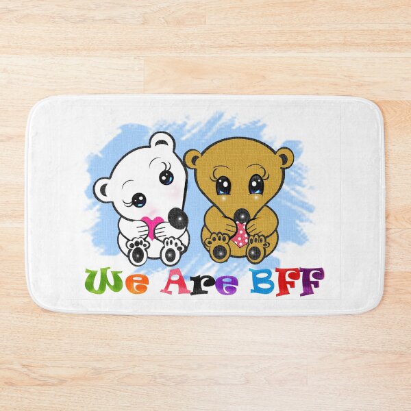 Item preview, We are best friends forever ( BBF ) - Polar beaar and brown bear  designed and sold by Shirley cute art .