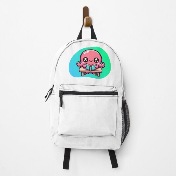 Item preview, Kawaii School Octopus designed and sold by BassHeadMomma.