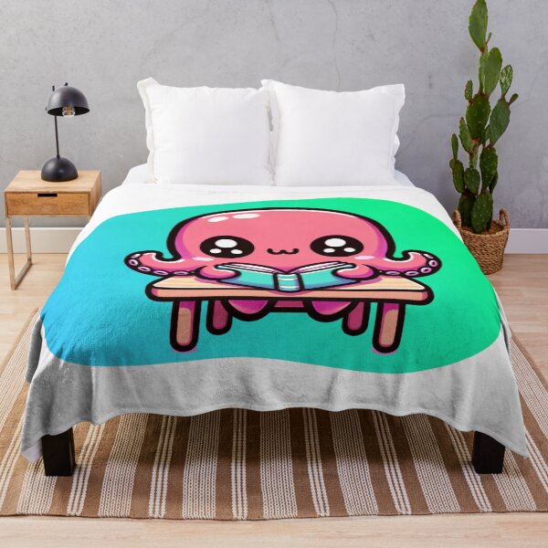 Item preview, Kawaii School Octopus designed and sold by BassHeadMomma.