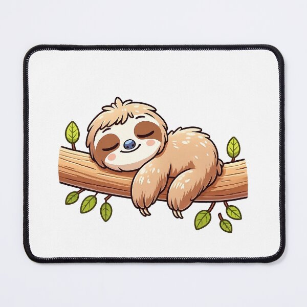 Item preview, Sleeping Sloth on Tree Branch designed and sold by PopDonkey.