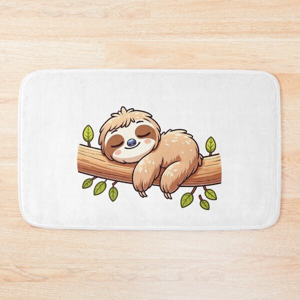 Item preview, Sleeping Sloth on Tree Branch designed and sold by PopDonkey.