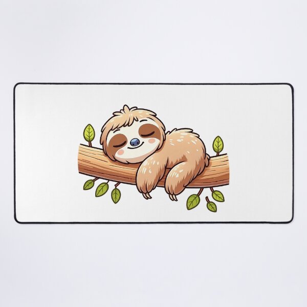 Item preview, Sleeping Sloth on Tree Branch designed and sold by PopDonkey.