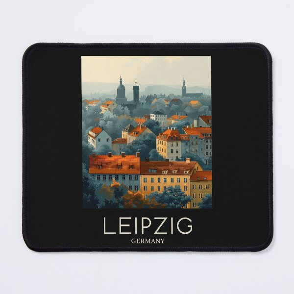 Item preview, A Pop Art Travel Print of Leipzig - Germany  designed and sold by StudioRedKoala.