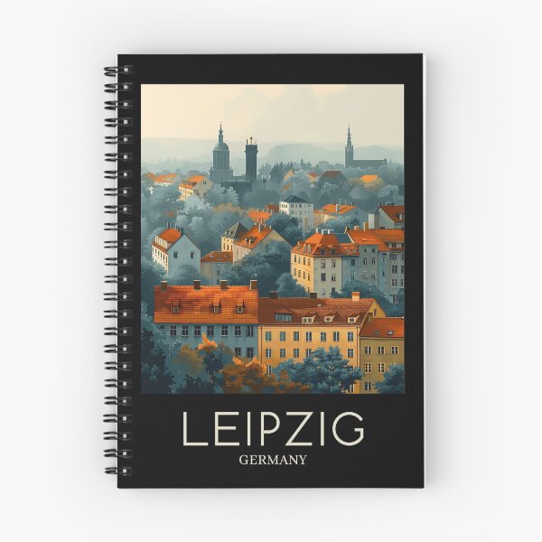 Item preview, A Pop Art Travel Print of Leipzig - Germany  designed and sold by StudioRedKoala.
