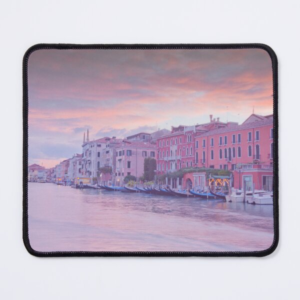 Item preview, Venice in pastel, pink soft fluffy clouds over Venice, Italy  designed and sold by Myartspace.