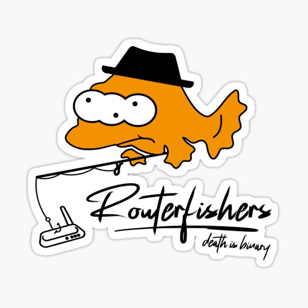 Vista previa del artículo con la obra «Edición enganchada de Routerfishers», diseñado y vendido por Routerfishers.