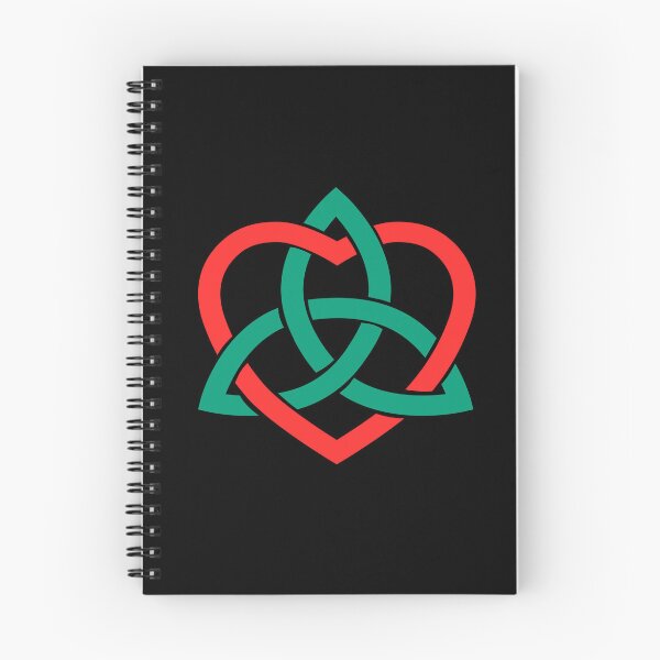 Item preview, Green Celtic Trinity Knot with Red Heart designed and sold by Jeallan Designs.