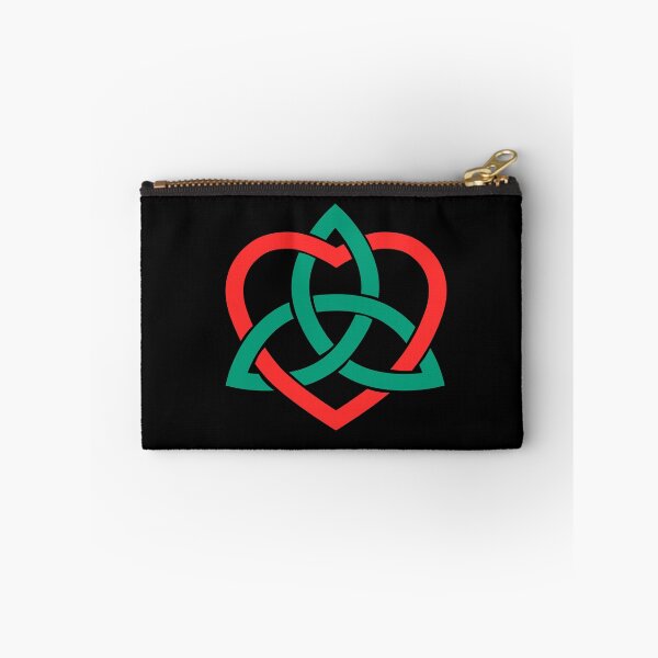 Item preview, Green Celtic Trinity Knot with Red Heart designed and sold by Jeallan Designs.