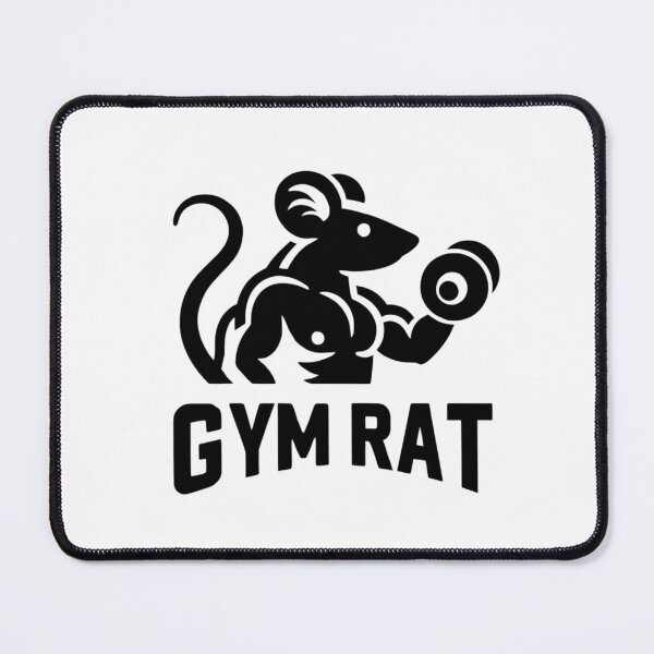 Item preview, Gym Rat - Workout Rat Black designed and sold by Weknes.