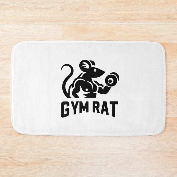 Item preview, Gym Rat - Workout Rat Black designed and sold by Weknes.