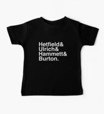 Metallica Original Line-Up Typography Baby Tee