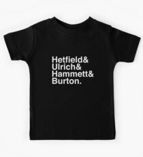 Metallica Original Line-Up Typography Kids Tee