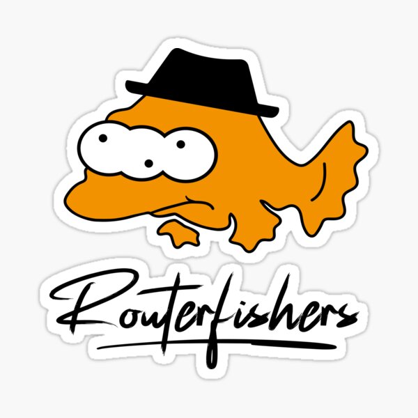 Vista previa del artículo con la obra «Edición de pescadores de enrutadores», diseñado y vendido por Routerfishers.