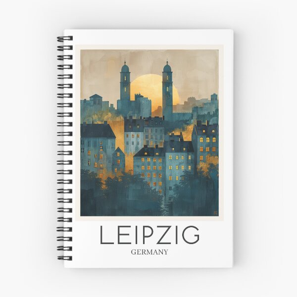 Item preview, A Pop Art Travel Print of Leipzig - Germany  designed and sold by StudioRedKoala.