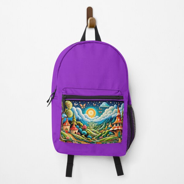 Item preview, Elf Houses Deep in the Enchanted Forest Realm - Naive Art designed and sold by Second Draft Visuals.