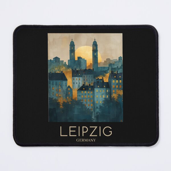 Item preview, A Pop Art Travel Print of Leipzig - Germany  designed and sold by StudioRedKoala.