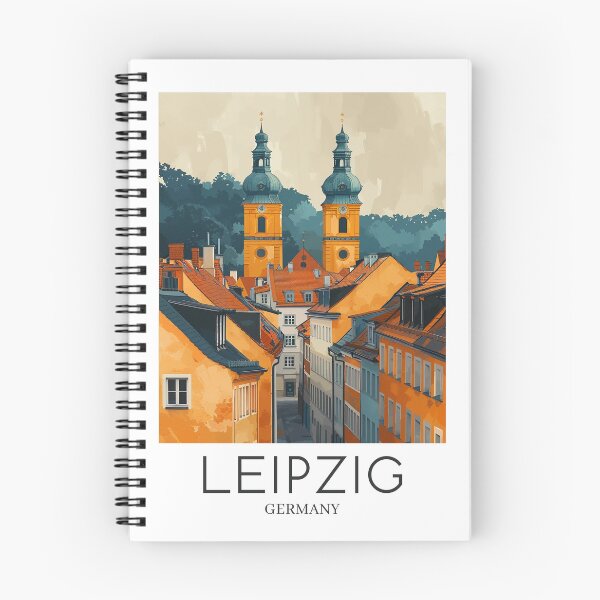 Item preview, A Pop Art Travel Print of Leipzig - Germany  designed and sold by StudioRedKoala.