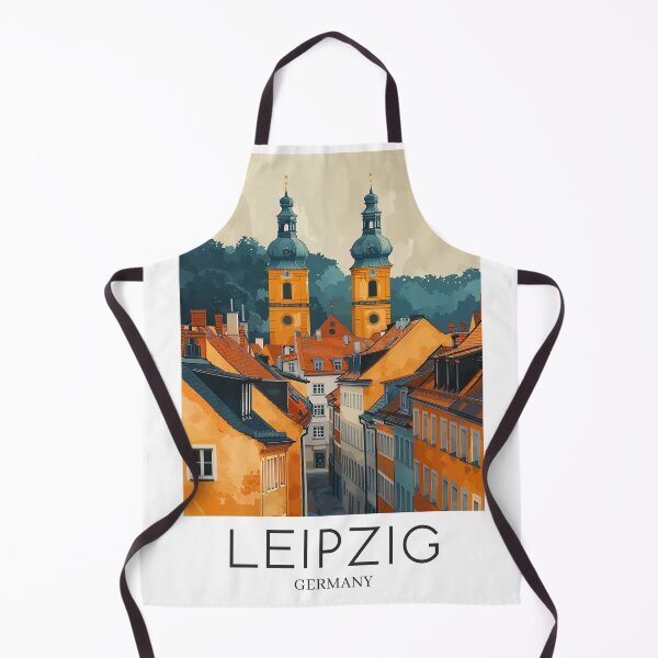 Item preview, A Pop Art Travel Print of Leipzig - Germany designed and sold by StudioRedKoala.