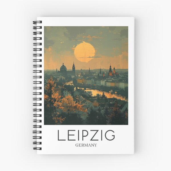 Item preview, A Pop Art Travel Print of Leipzig - Germany  designed and sold by StudioRedKoala.