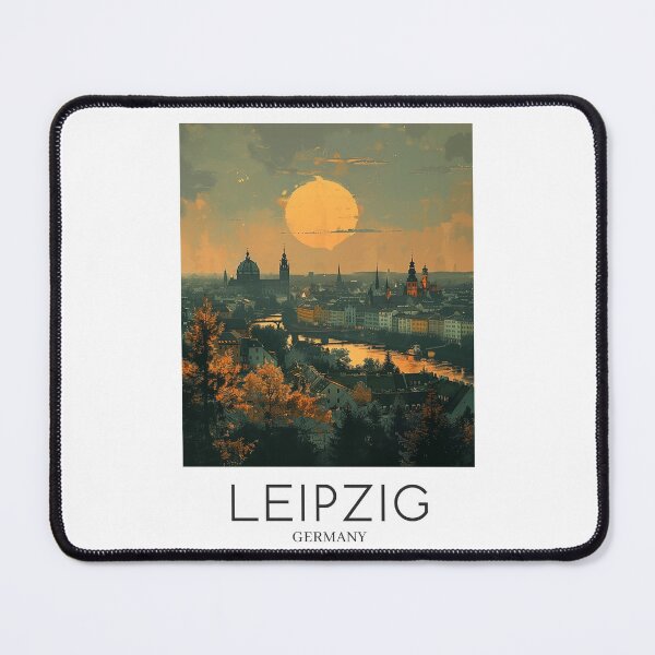 Item preview, A Pop Art Travel Print of Leipzig - Germany  designed and sold by StudioRedKoala.