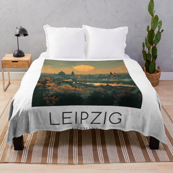 Item preview, A Pop Art Travel Print of Leipzig - Germany  designed and sold by StudioRedKoala.