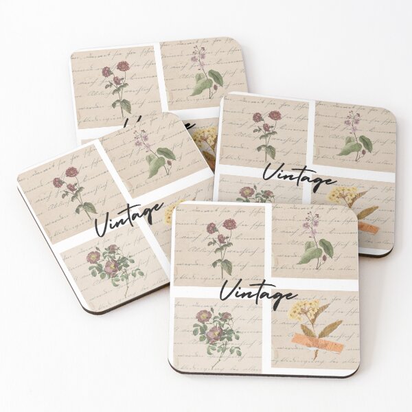 Item preview, Vintage Elegance: Flowers and Handwritten Memories designed and sold by MisiuKolorowy.