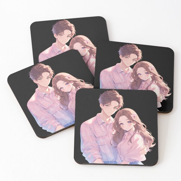 Item preview, Cute Anime couple designed and sold by MendaciousMina.