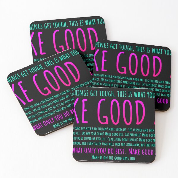 Item preview, Make good art. designed and sold by Carriedactyl.