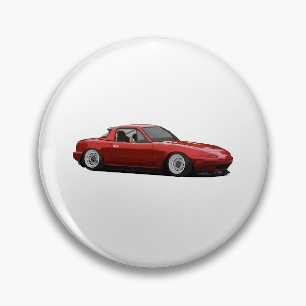 Item preview, Red NA Mazda Miata Drawing designed and sold by Slammed Sketches.