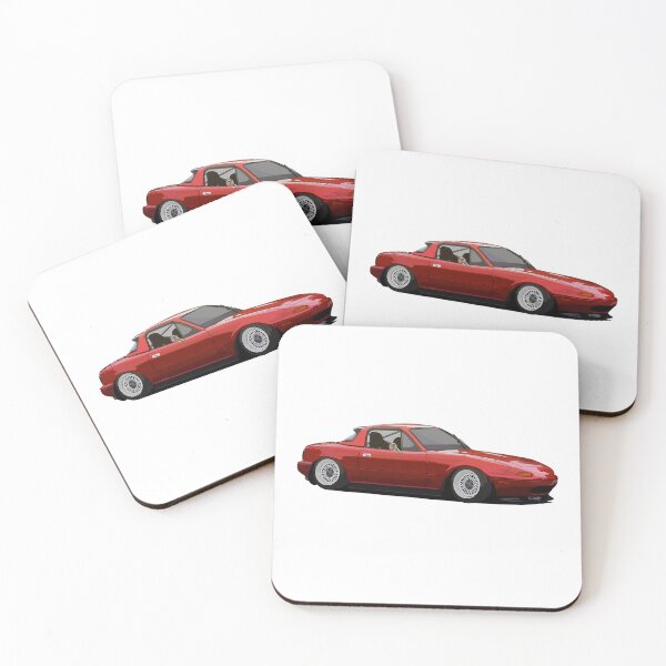 Item preview, Red NA Mazda Miata Drawing designed and sold by Slammed Sketches.