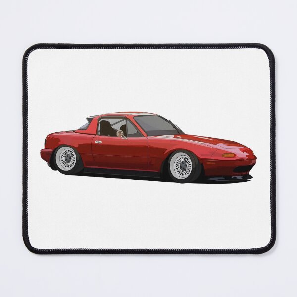Item preview, Red NA Mazda Miata Drawing designed and sold by Slammed Sketches.