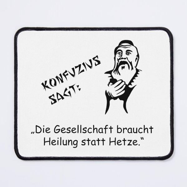 Item preview, Confucius says: Society needs healing instead of agitation designed and sold by ARTmanhART.