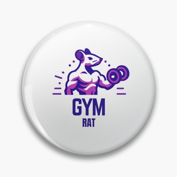 Item preview, Gym Rat - Workout Rat purple designed and sold by Weknes.